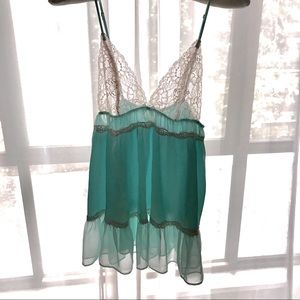 Victoria’s Secret | Satin Seafoam Chemise Slip
